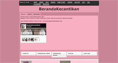 Desktop Screenshot of berandakecantikan.net